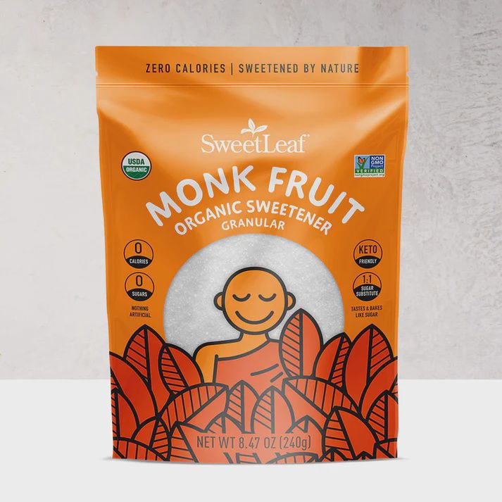 SweetLeaf Monk Fruit Organic Sweetener Granular
