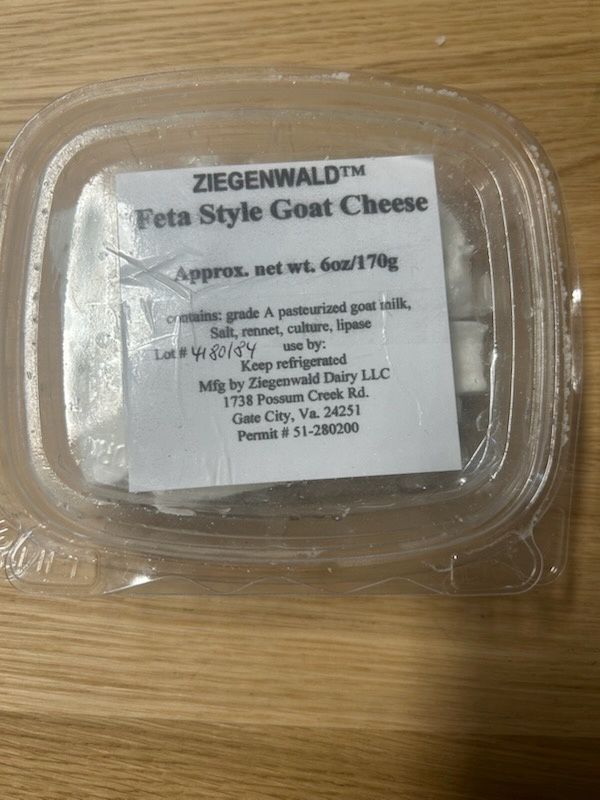 Ziegenwald Feta Style Goat Cheese 6 oz.