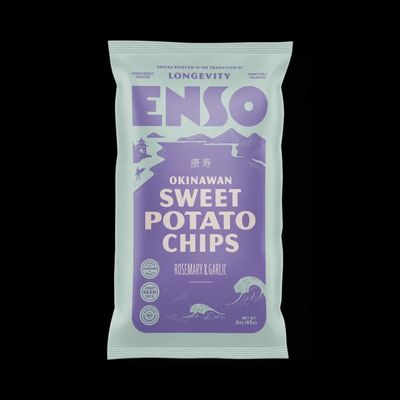 Enso Okinawan Sweet Potato Chips Rosemary & Garlic