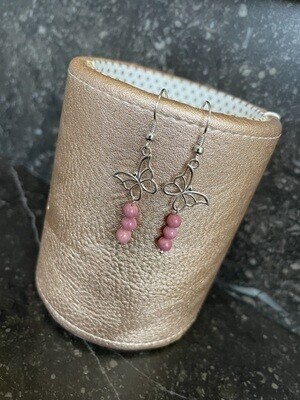 Boucles d'oreilles en argent et pierre naturelle