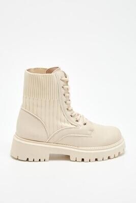 Bottines beiges