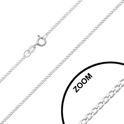 Chaine longue en argent