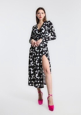 Robe à longues manches