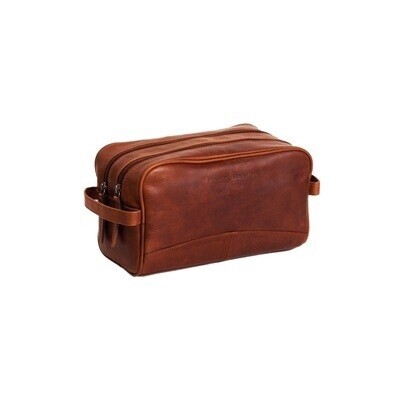 Trousse de toilette STACEY cognac