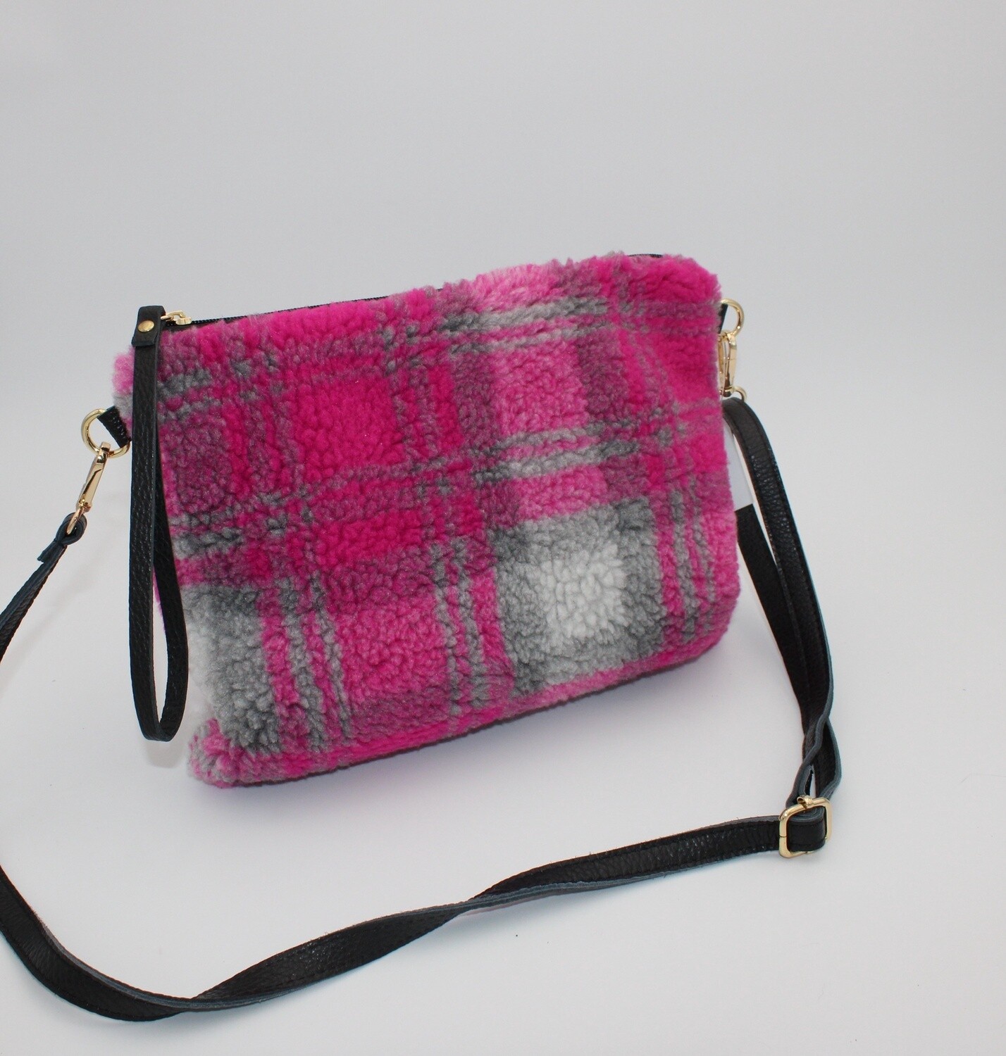 Pochette à bandoulière en cuir
