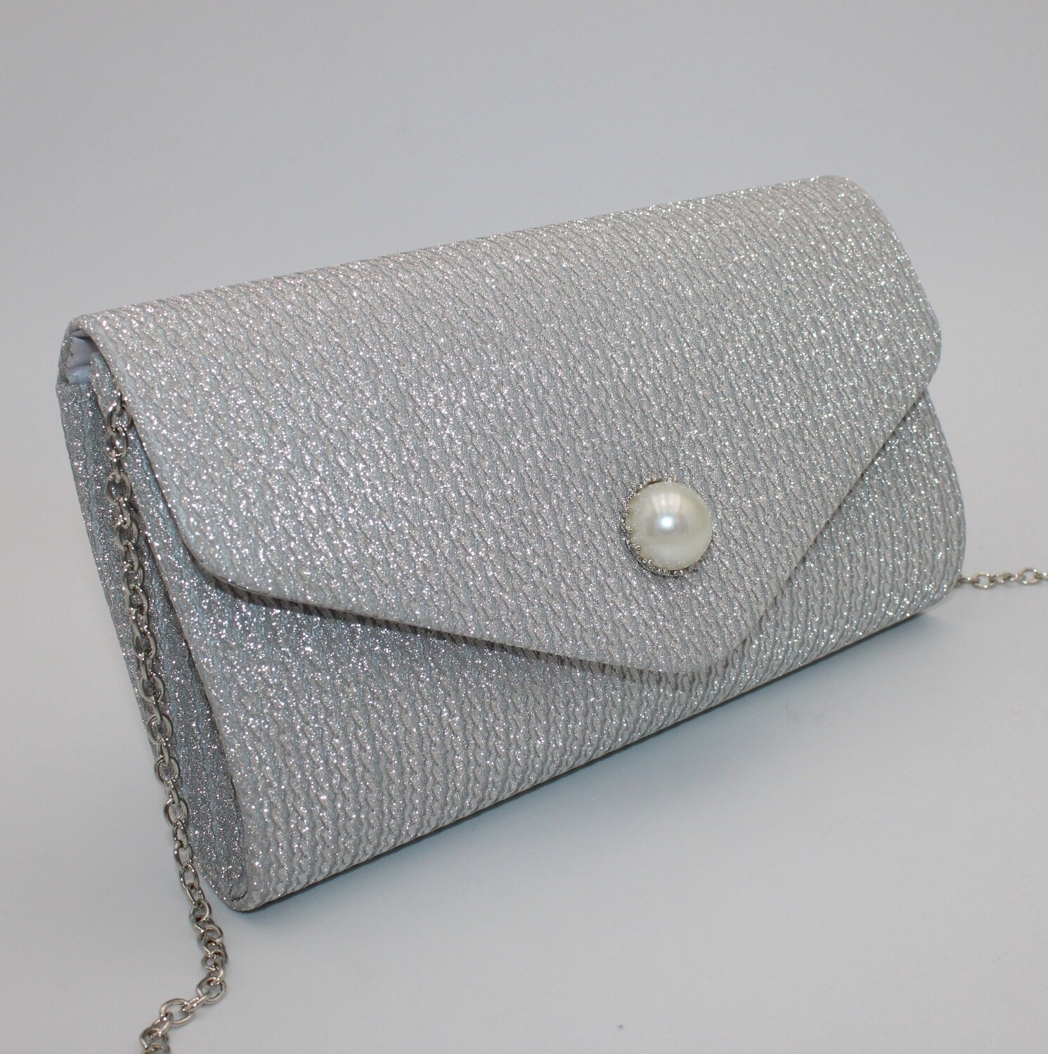 Minaudières à strass, Couleur: Argenté