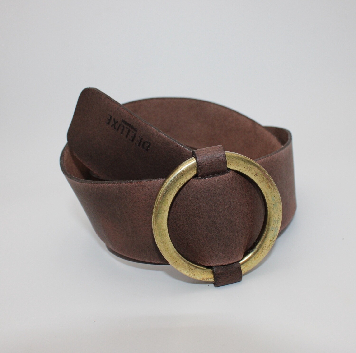 ceinture en cuir marron