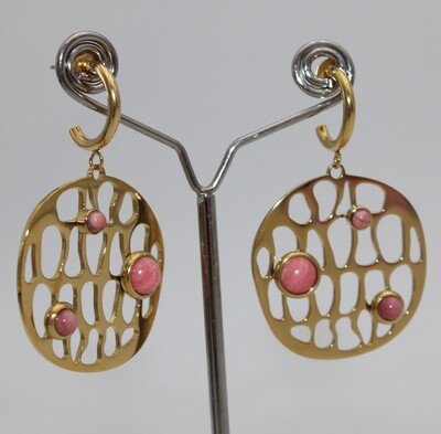 Boucles d&#39;oreilles en acier