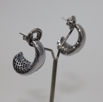 Boucles d'oreilles en acier ...