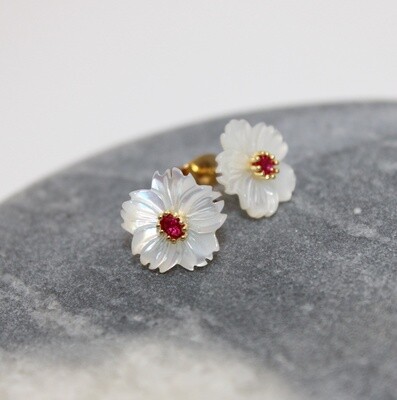 Boucles d'oreilles en acier