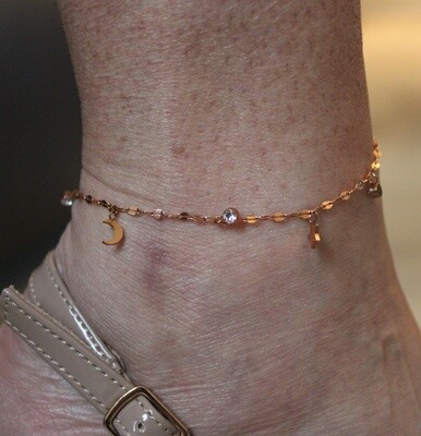 Bracelet de cheville acier