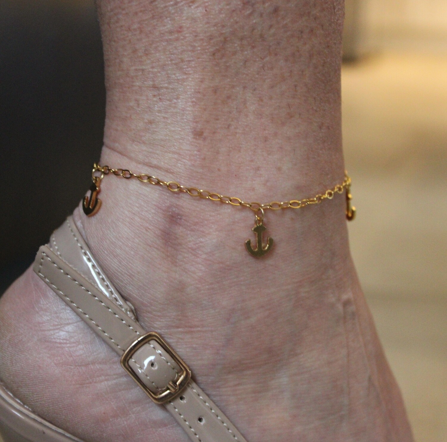 Bracelet de cheville en acier
