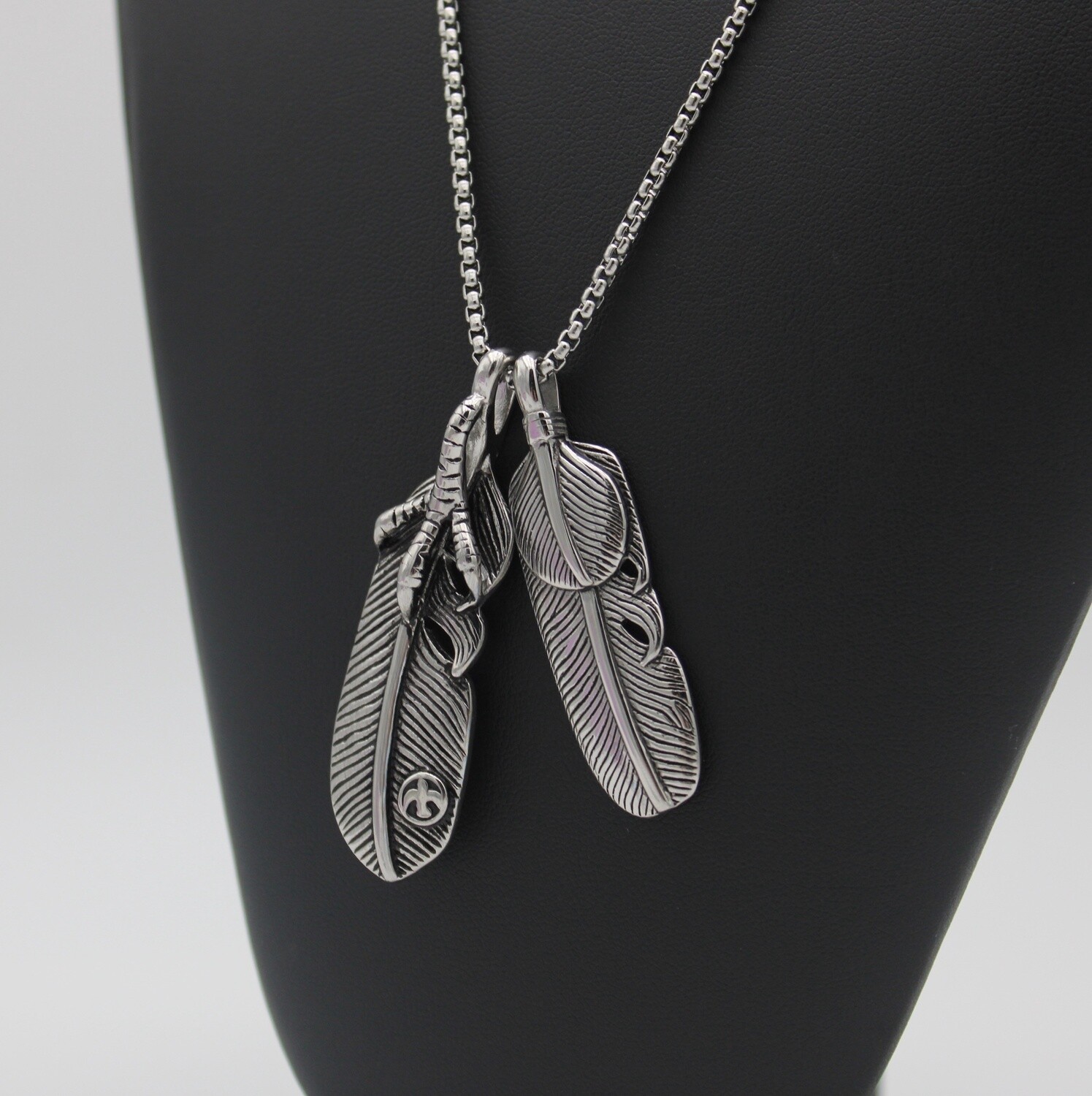 Collier homme acier