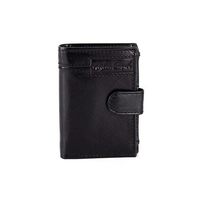 Portefeuille en cuir.
