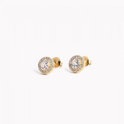 Boucles d'oreilles en acier