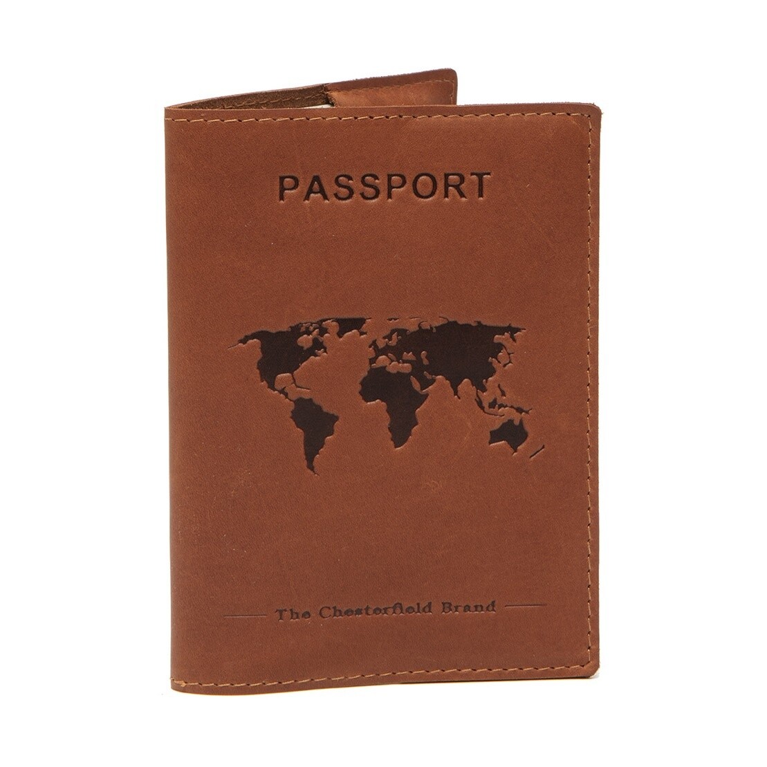 Porte passeport cognac