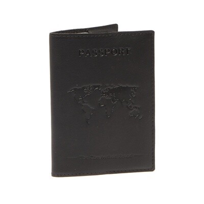 Porte passeport noir