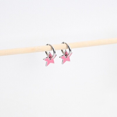 Boucles d'oreilles en acier...