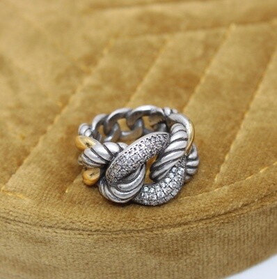 Bague en Rhodium