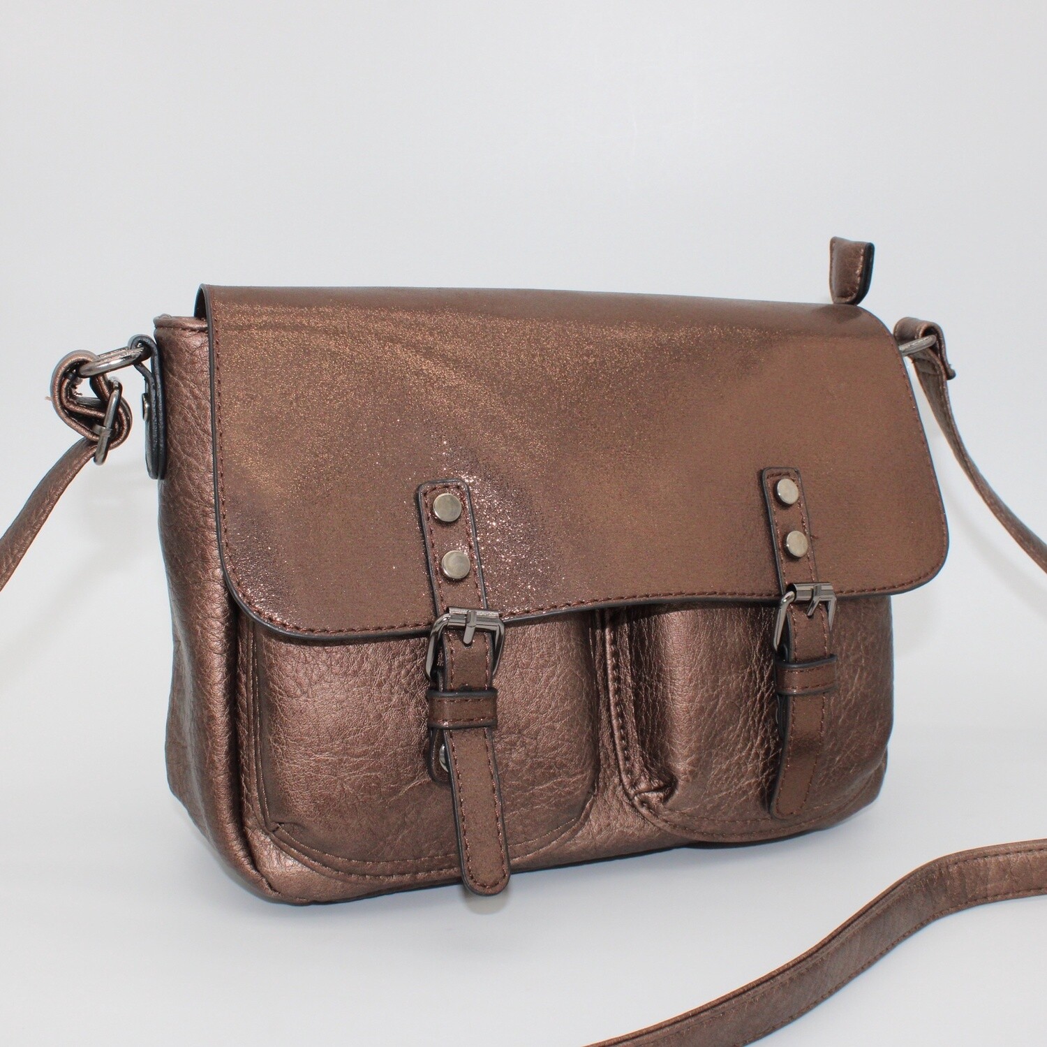 Sac bandoulière bronze (grand format)