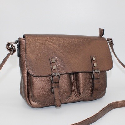 Sac bandoulière bronze (grand format)