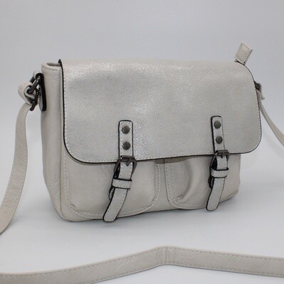Sac bandoulière beige (grand format)