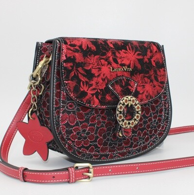Sac bandoulière AXONA rouge