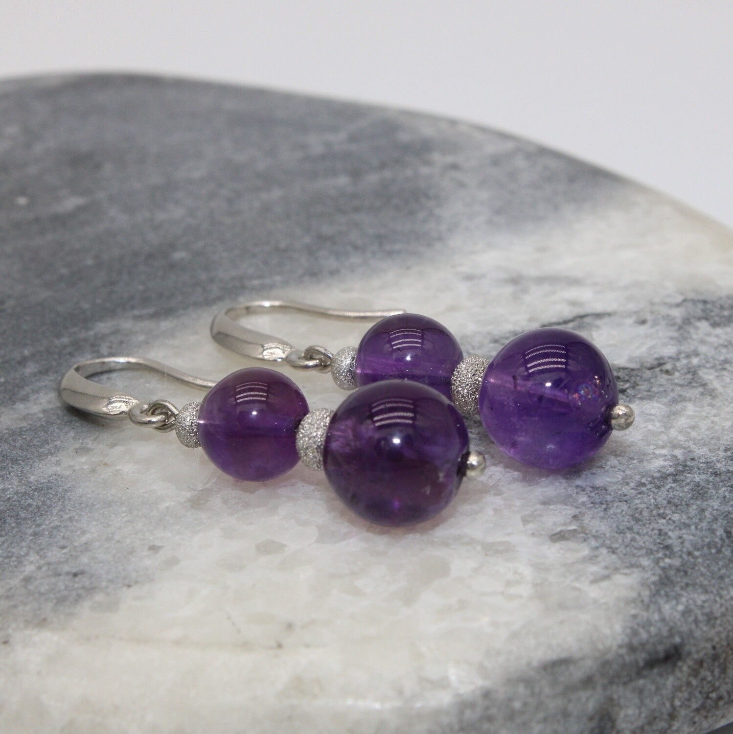 Boucles d&#39;oreilles pierre naturel
