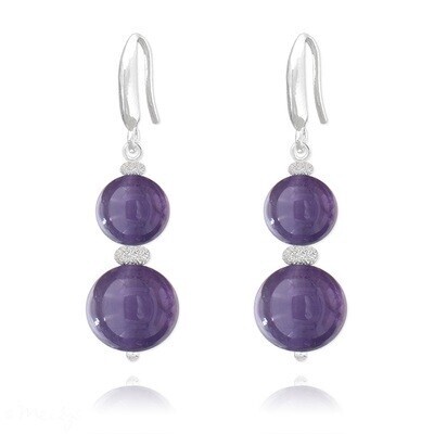 Boucles d'oreilles pierre naturel