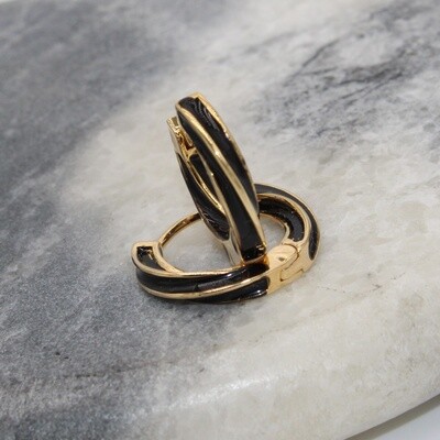 Boucles d'oreilles en plaqué or~