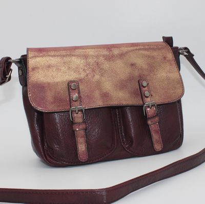 Sac bandoulière prune (grand format)