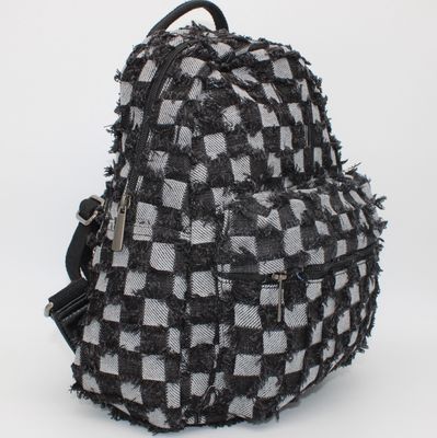 Sac à dos en jeans noir