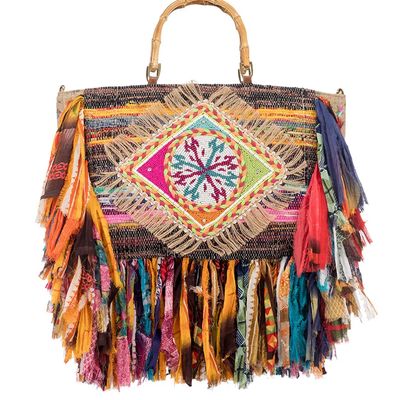 Sac à main cabas coloré