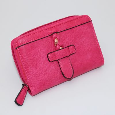 Petit portefeuille fuchsia