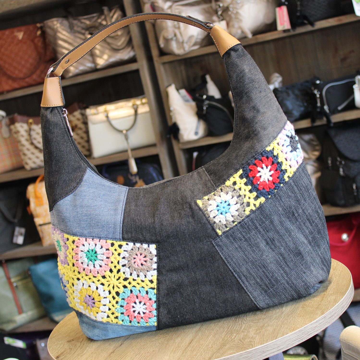 Sac à main en jeans