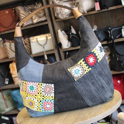Sac à main en jeans