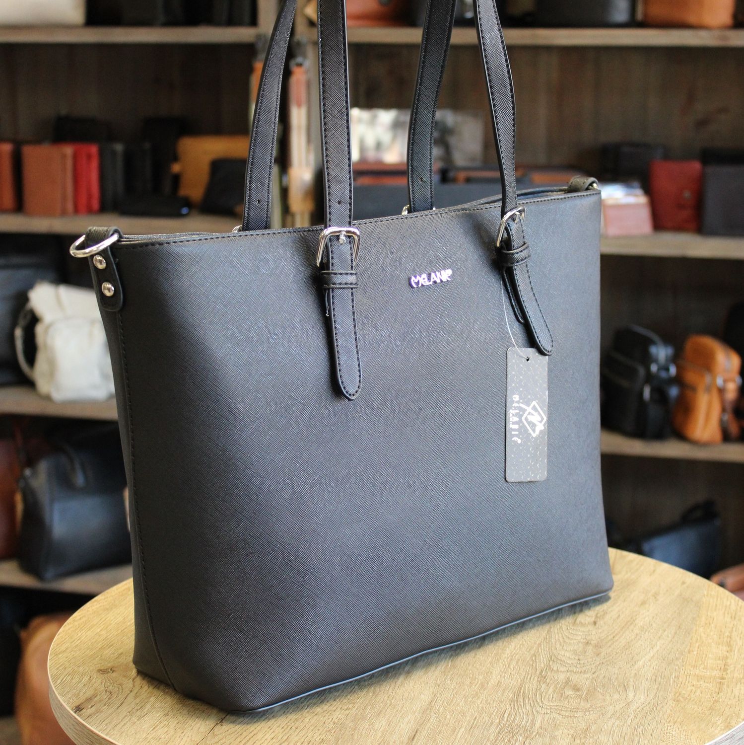Grand sac cabas noir