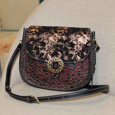 Sac bandoulière AXONA bronze