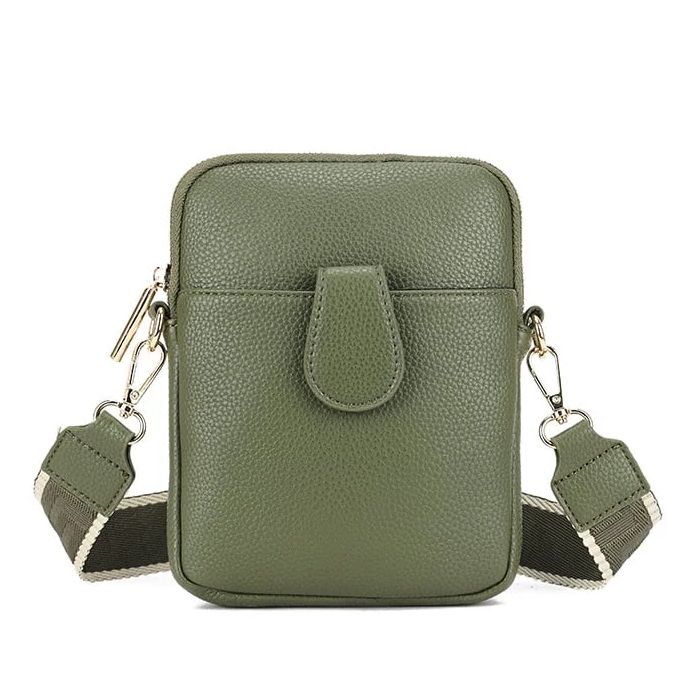Petit sac à large bandoulière OLIVE