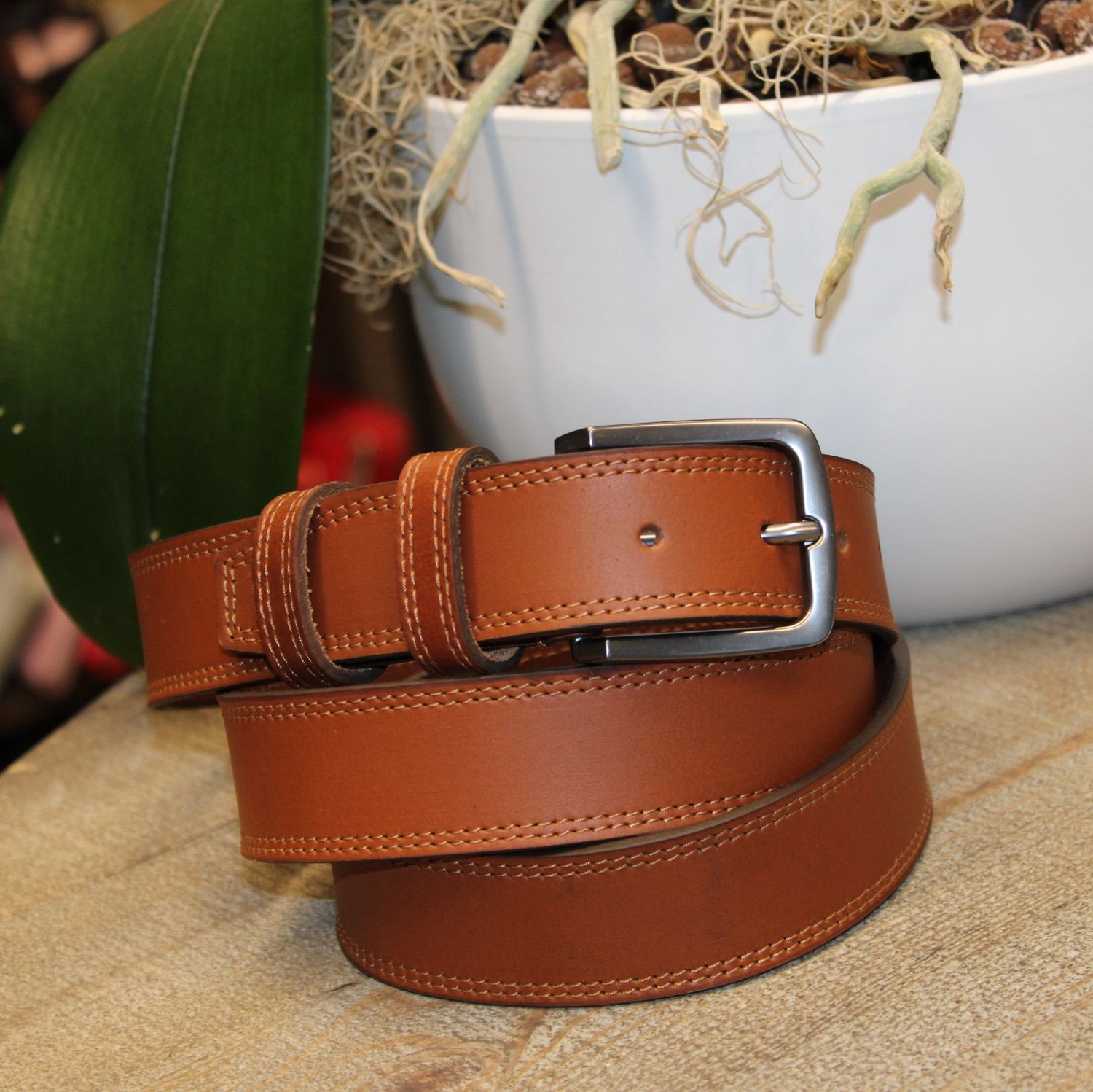 Ceinture MANOVO cognac