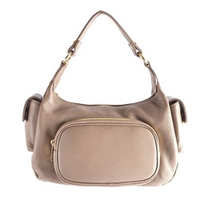 Sac multipoches en cuir noir