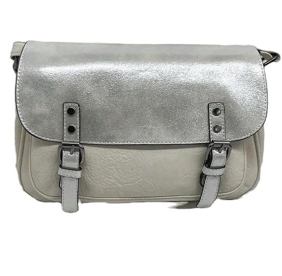 Sac bandoulière beige (maxi format)
