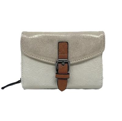 Petit portefeuille beige