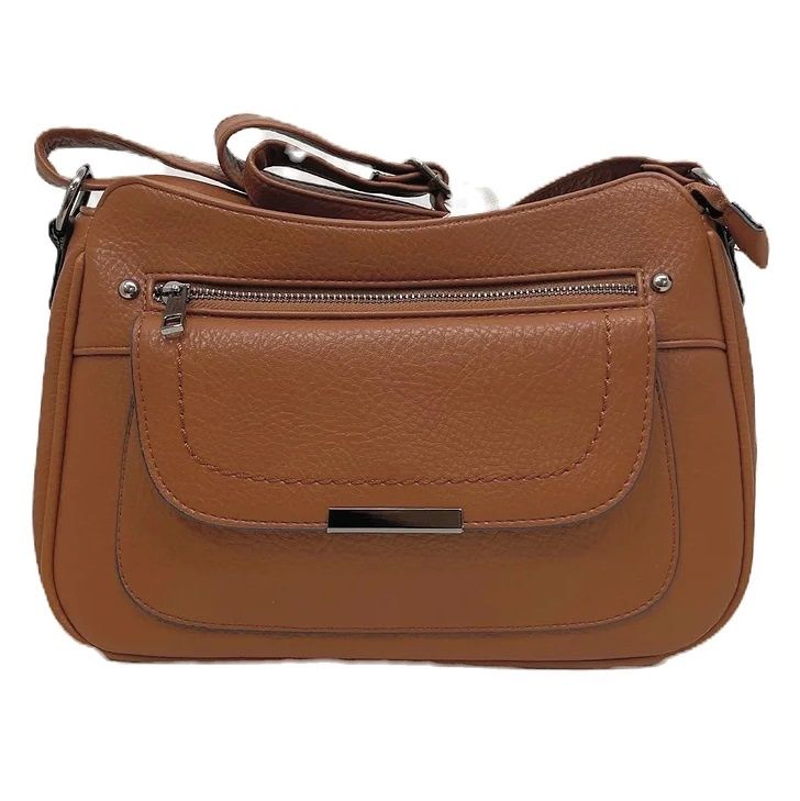Sac multipoches cognac
