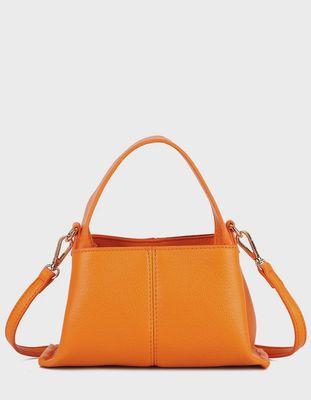 Sac en similicuir orange