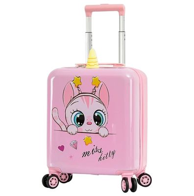 Valise enfant en polycarbonate rose