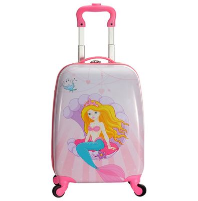 Valise pour fille en polycarbonate rose