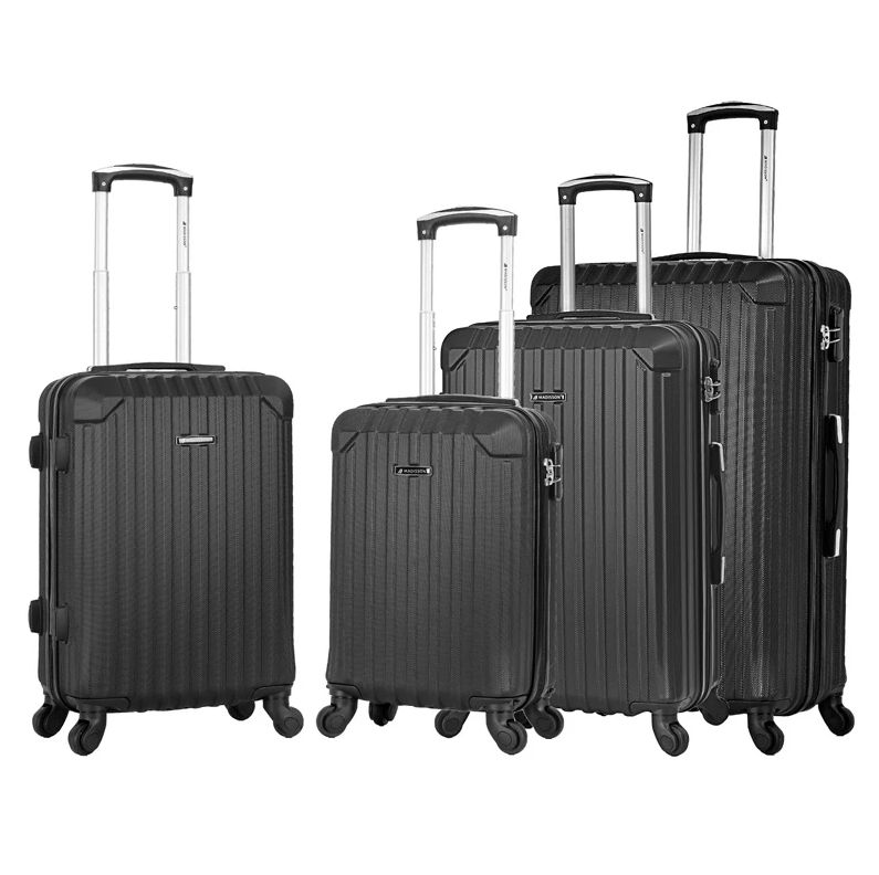 Set de 4 valises en ABS noir