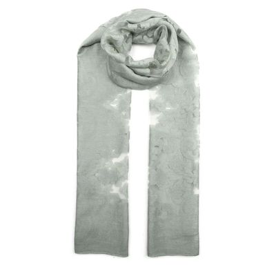 Foulard à dentelles kaki