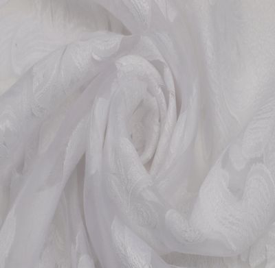 Foulard à dentelles blanc